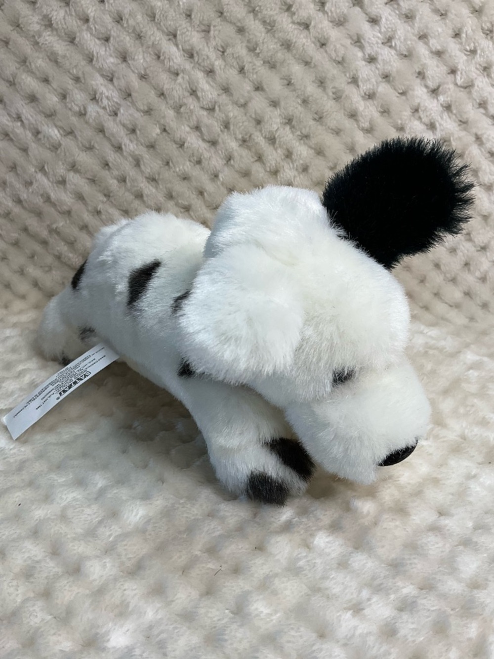 BATTAT Plush Dalmatian Puppy Dog Black Spotted Stuffed Animal Red Collar #1